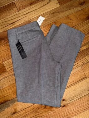 Banana Republic Straight Leg Pants in Light Gray